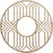 Ekena Millwork Empire Wood Fretwork Pierced Ceiling Medallion, Red Oak, 26"OD x 9 1/2"ID x 3/8"T CMWP26X26X0375EPRO - alternate 1